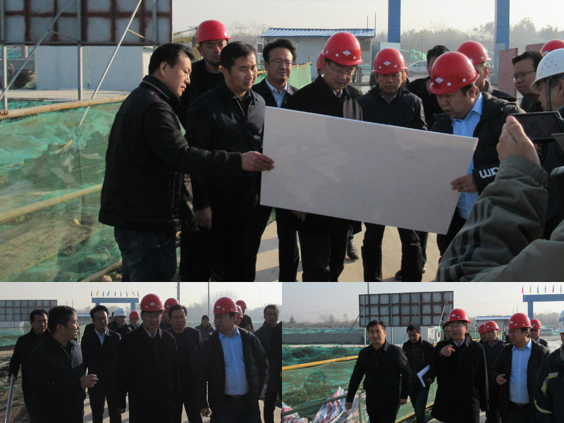 鄠邑區(qū)委書(shū)記范九利一行對(duì)金葉工業(yè)園在建工程進(jìn)行實(shí)地調(diào)研