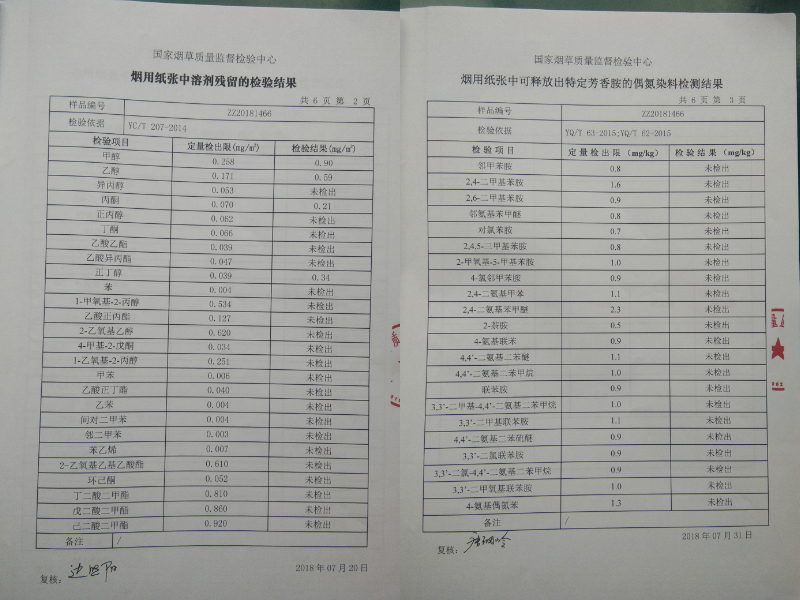 雪蓮（精品藍）檢測報告