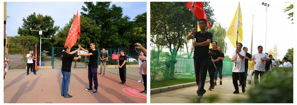 明德學院舉行慶祝中華人民共和國成立70周年暨學院20周年院慶,倒計時50天院史院情主題教育接力跑活動
